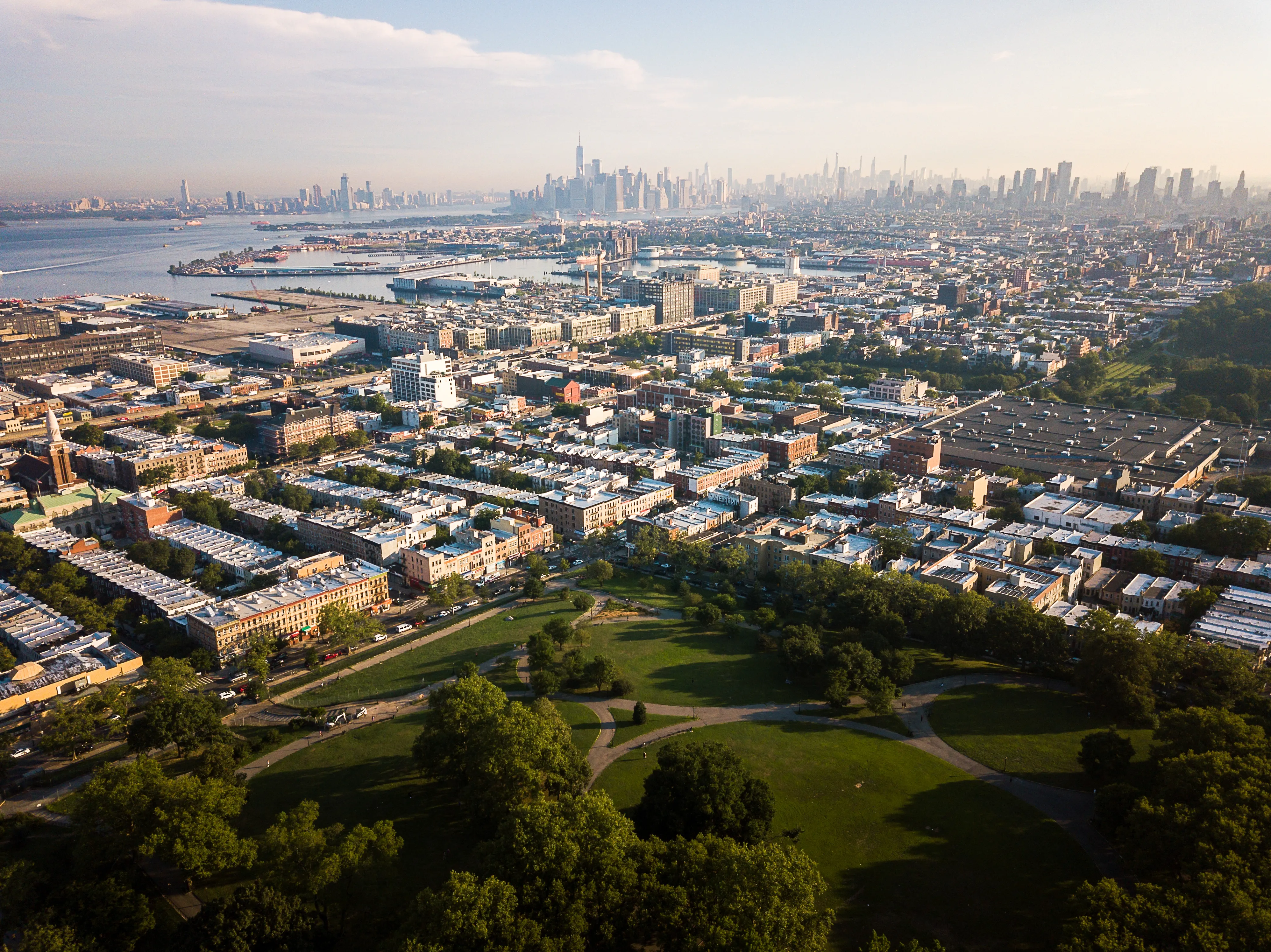 View of Sunset Park, New York