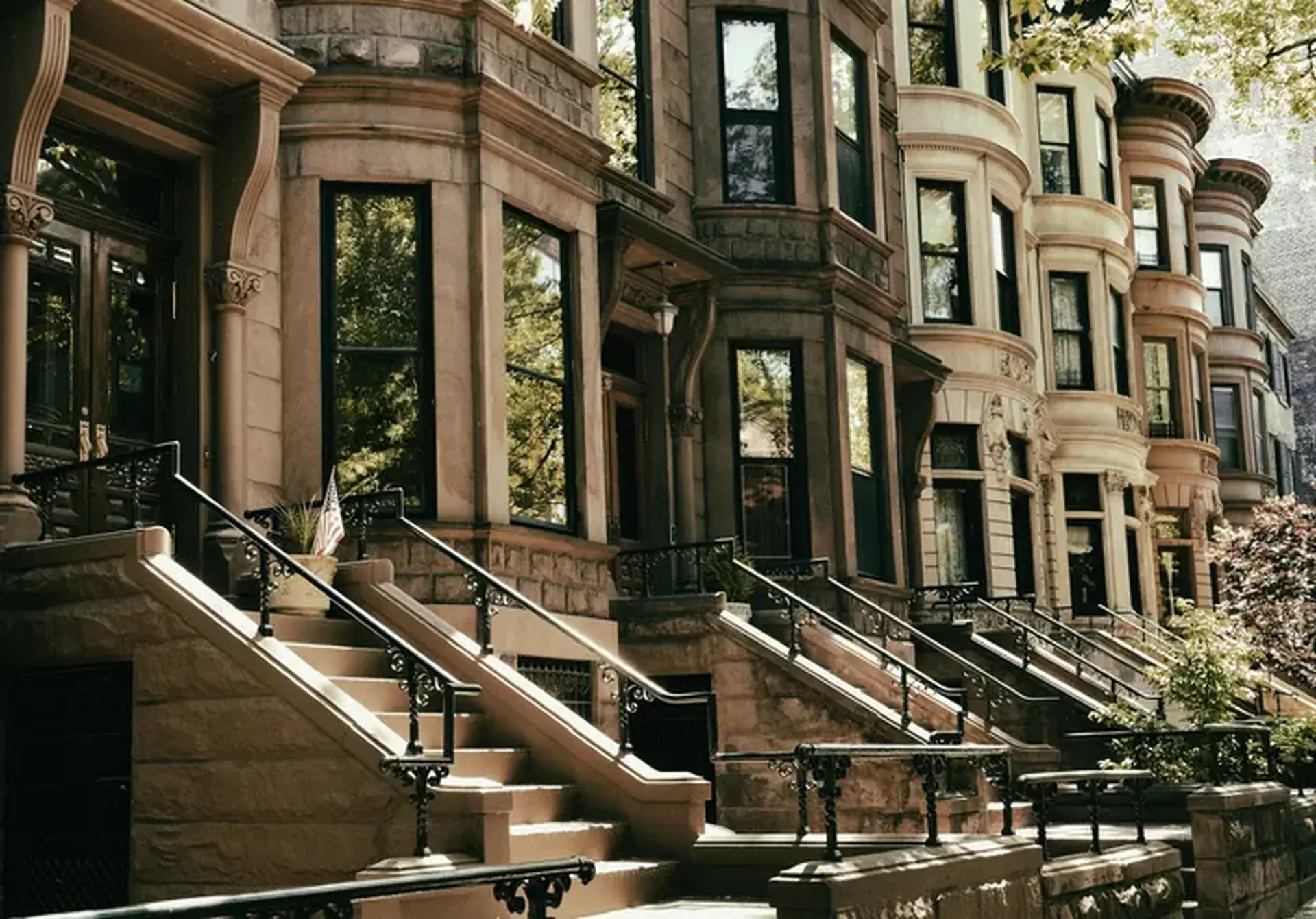 View of Clinton Hill, New York
