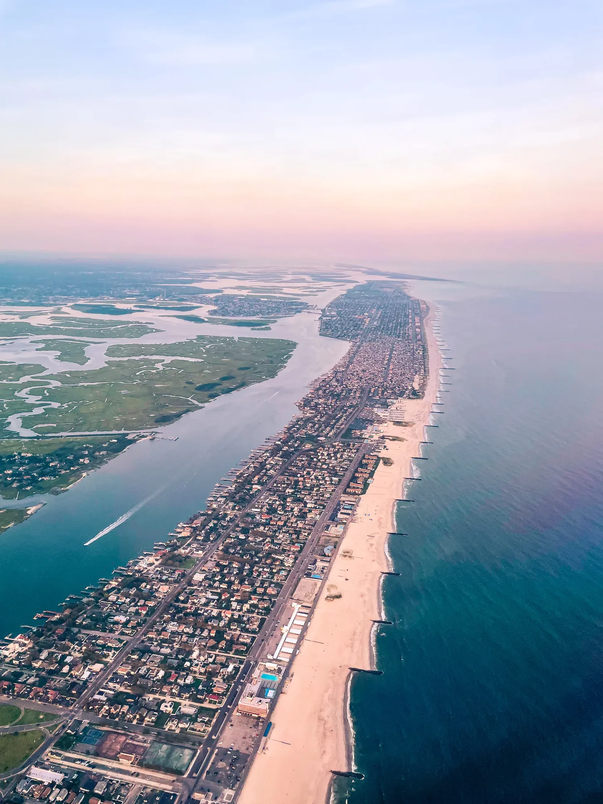 View of Long Beach, New York