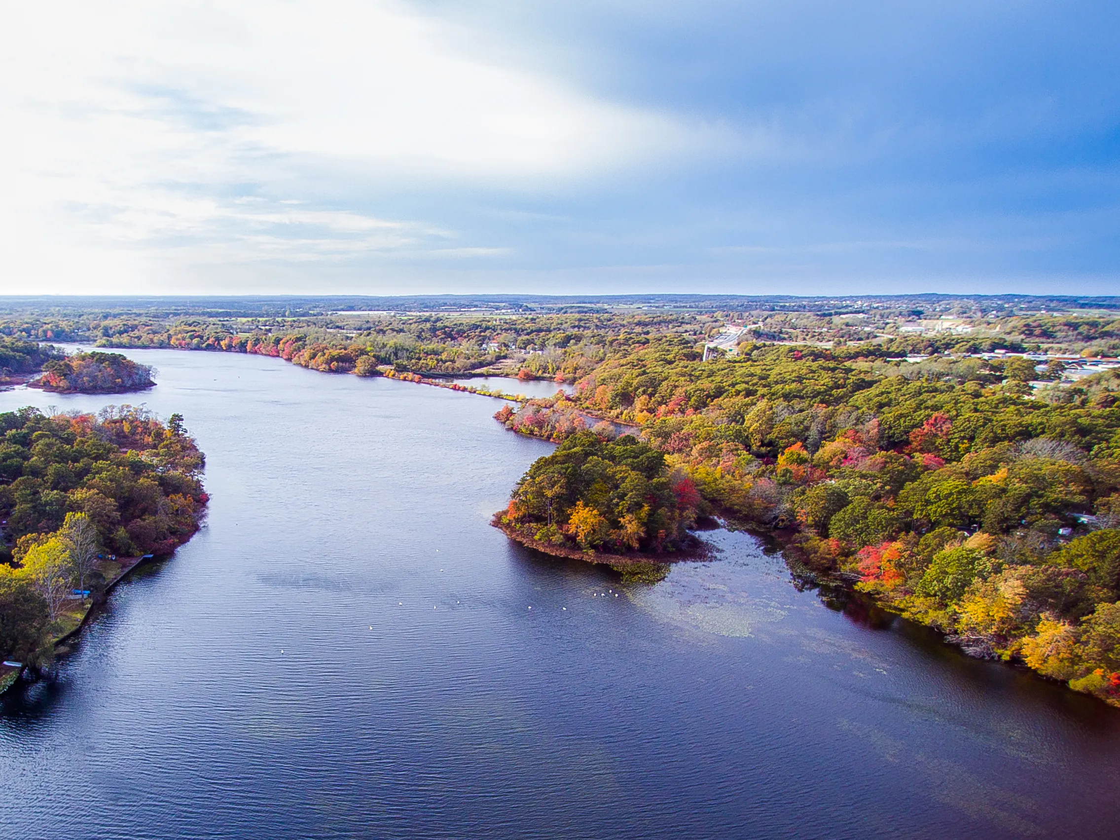 View of Riverhead, New York
