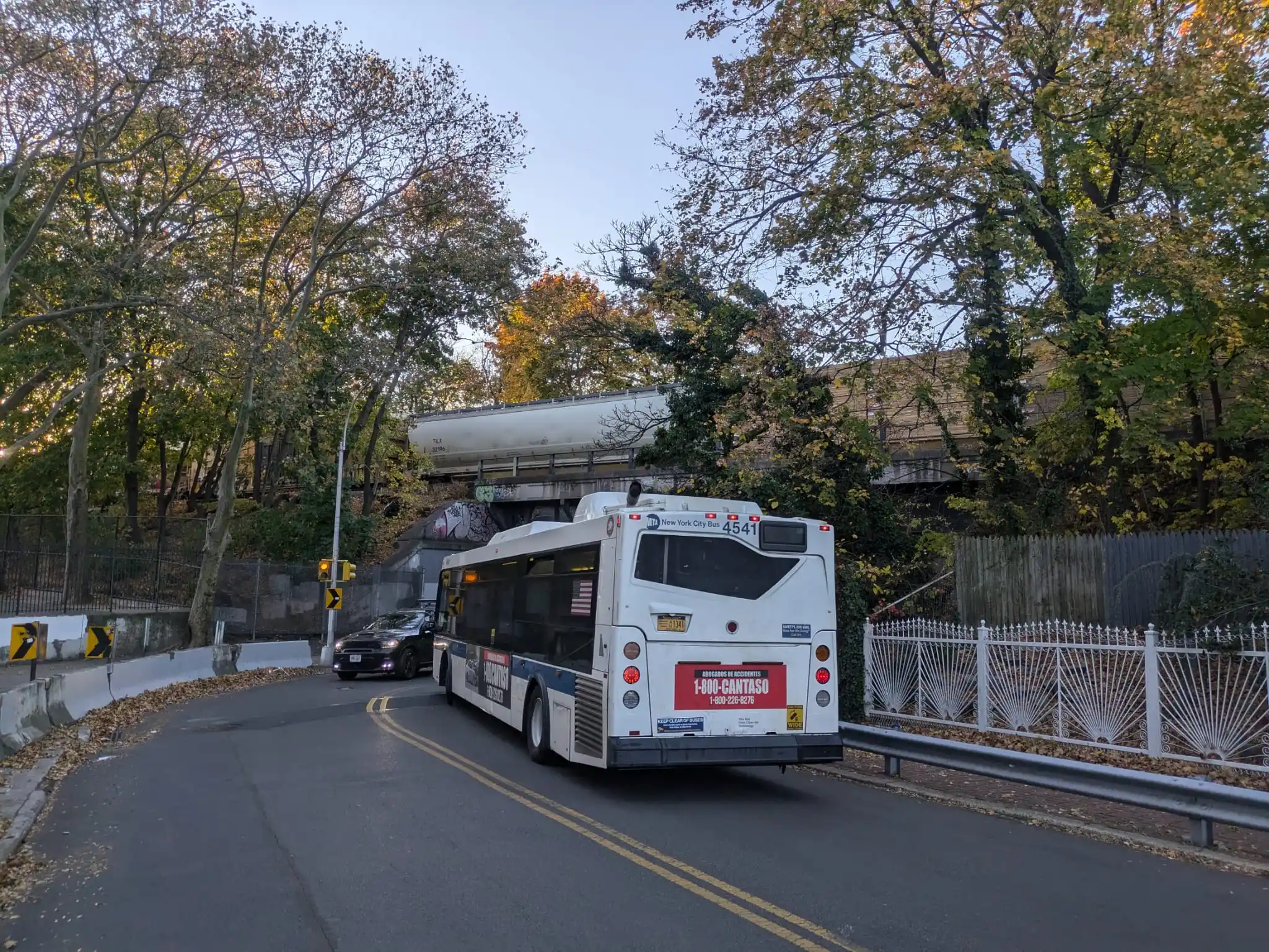 nyc bus in ridgewood, Queens