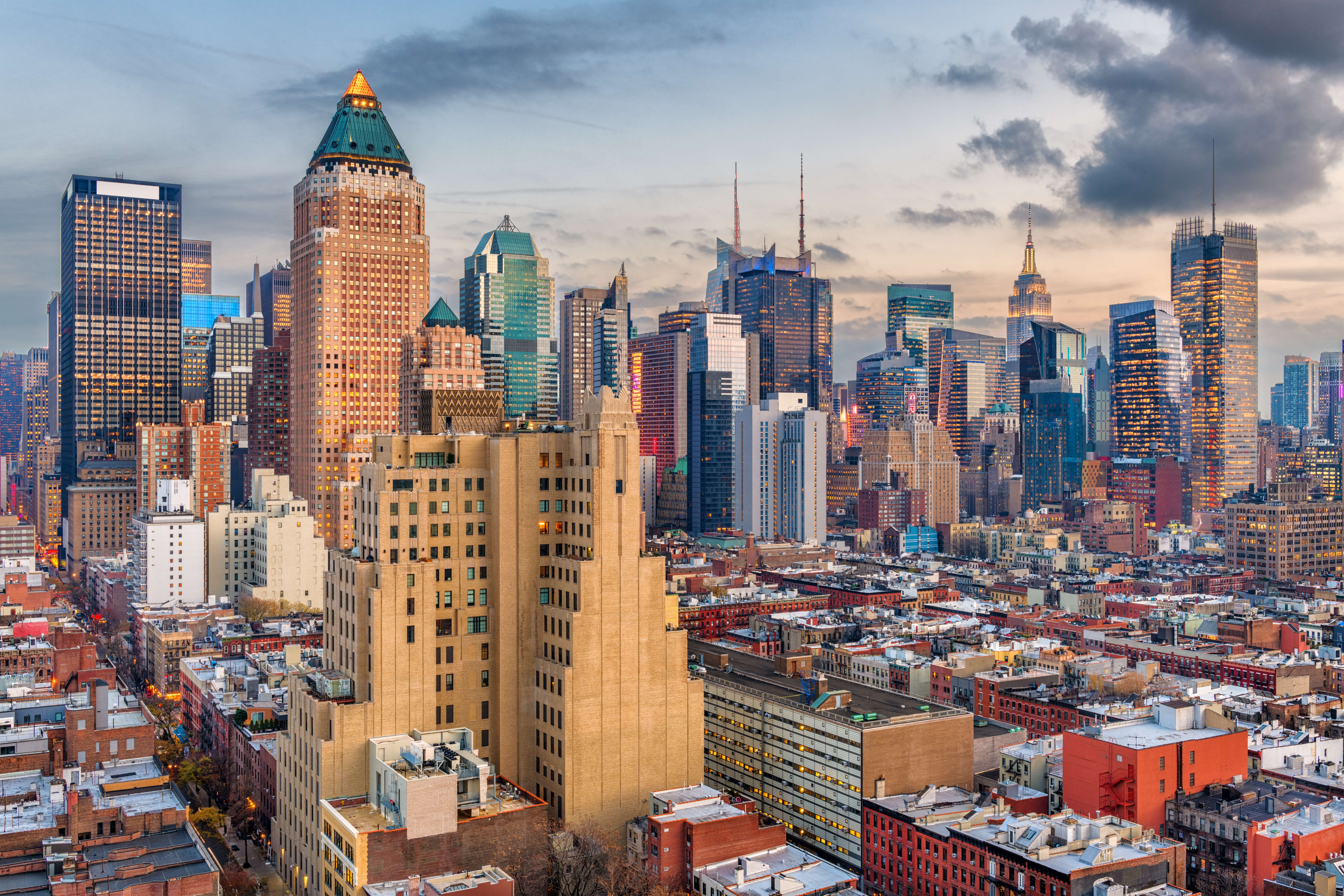 View of Hells Kitchen, New York