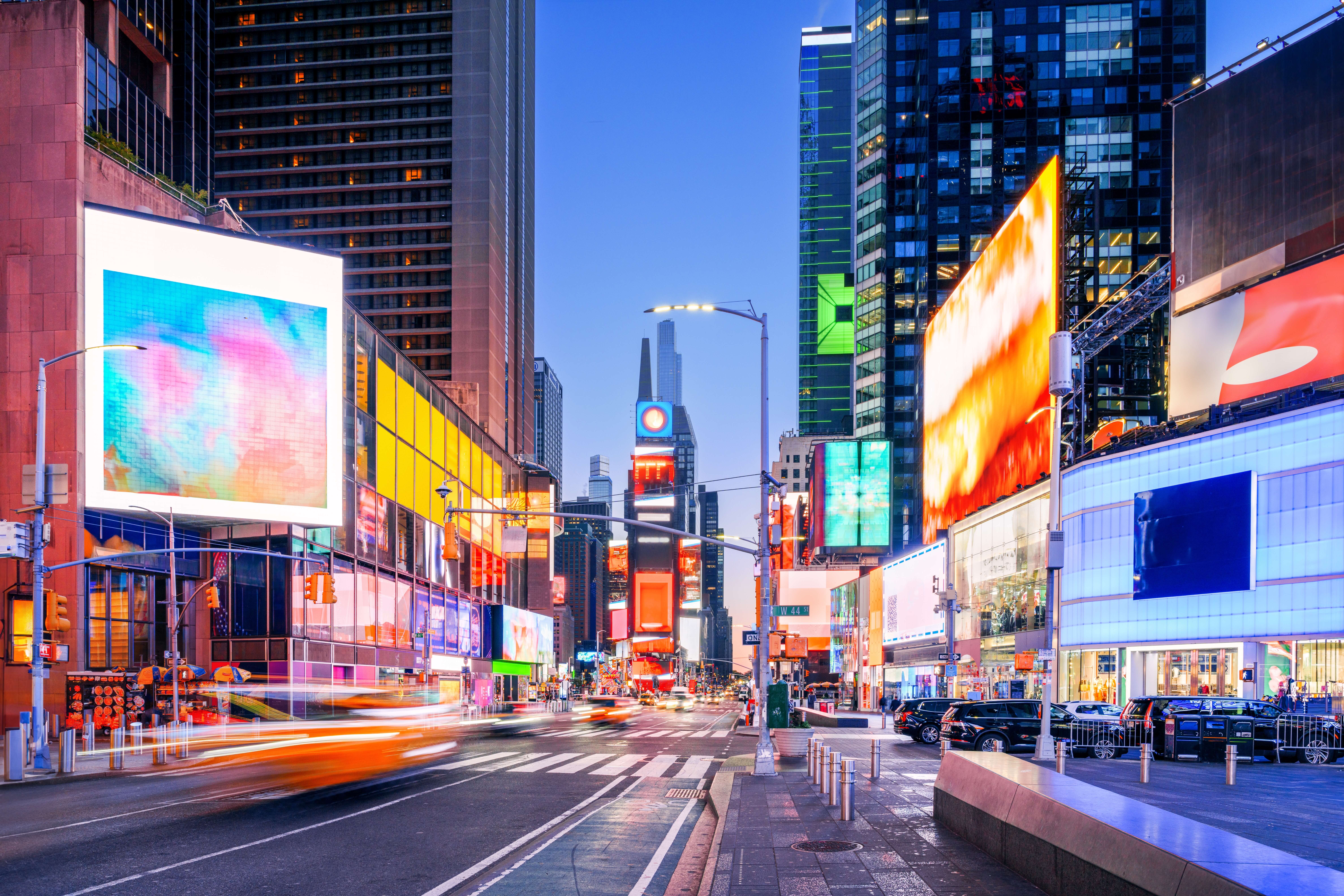 View of Theater District, New York
