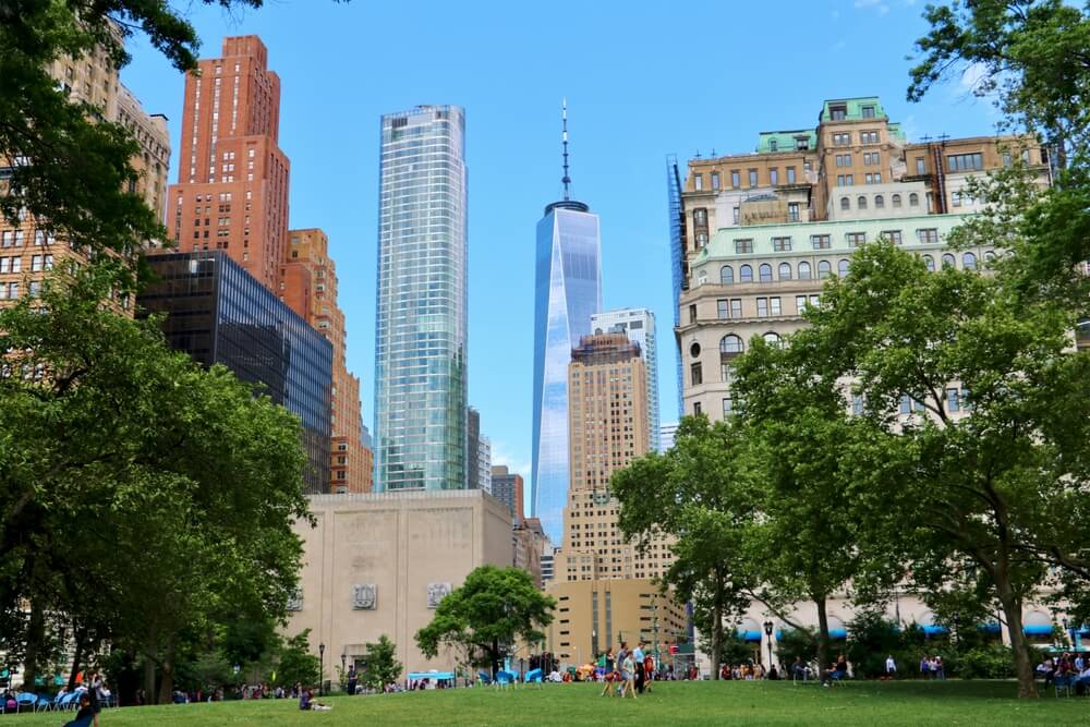 View of Battery Park City, New York